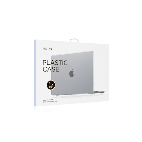 Чехол защитный VLP Plastic Case для MacBook Pro 16'' 2021, прозрачный - фото 4