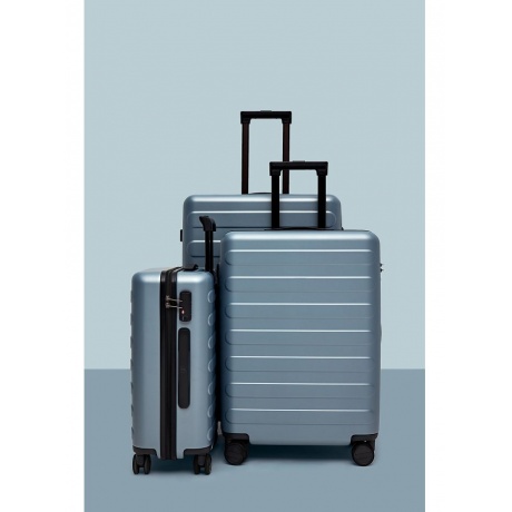 Чемодан NINETYGO Rhine Luggage -26&quot; ( серо +голубой) - фото 5