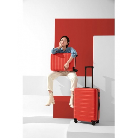 Чемодан NINETYGO Rhine Luggage -28&quot; ( розово+красный) - фото 8