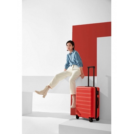 Чемодан NINETYGO Rhine Luggage -28&quot; ( розово+красный) - фото 9