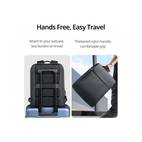 Рюкзак для ноутбука UGREEN до 15,6&quot; Laptop Backpack B02, темно-серый (90798) - фото 5