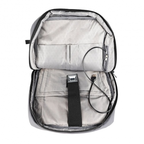 Рюкзак для ноутбука HAFF Daily Hustle серый (HF1107) - фото 5
