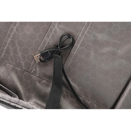 Рюкзак для ноутбука HAFF Workaday черный/коричневый (HF1113) - фото 7
