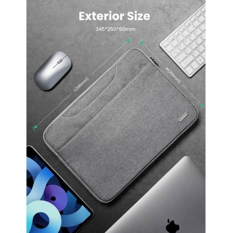 Сумка для ноутбука UGREEN LP437-20448 Gray (20448) - фото 3