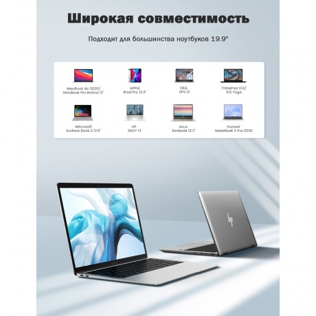 Сумка для ноутбука UGREEN LP437-50337 Gray (50337) - фото 5