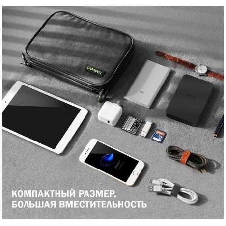 Сумка-органайзер UGREEN LP139-50147 Gray (50147) - фото 15
