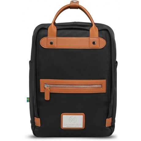 Рюкзак Gaston Luga GL8502 Backpack Lillen 11'' - 13''. Цвет: черно-коричневый - фото 1