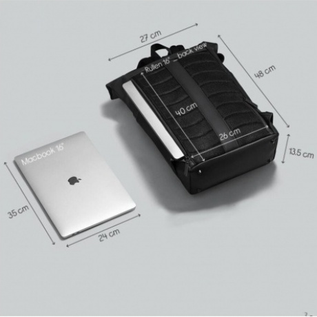 Рюкзак Gaston Luga GL9005 Backpack Rullen для ноутбука размером до 16". Цвет: темно-синий - фото 4