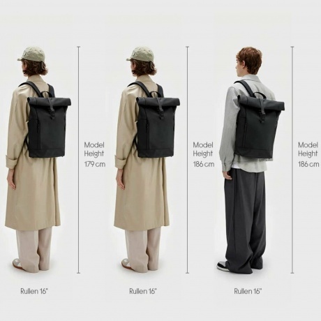 Рюкзак Gaston Luga GL9005 Backpack Rullen для ноутбука размером до 16". Цвет: темно-синий - фото 5