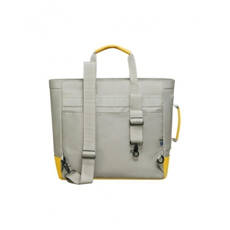 Сумка-рюкзак Gaston Luga HE102 Heritage Shopper. Цвет: серо-желтый - фото 3