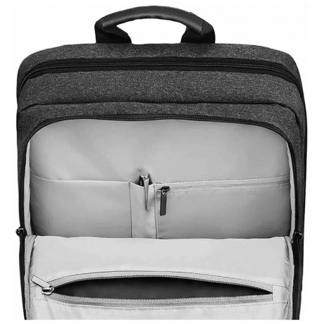 Рюкзак Xiaomi 90 Points Classic Business Backpack Dark Grey - фото 4