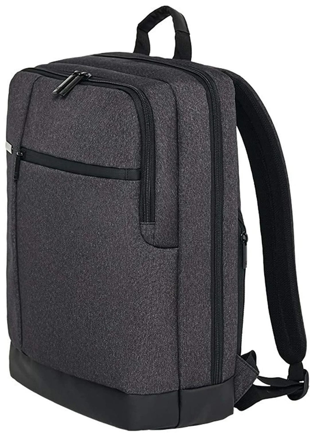 рюкзак runmi 90 points classic business черный темно серый Рюкзак Xiaomi 90 Points Classic Business Backpack Dark Grey