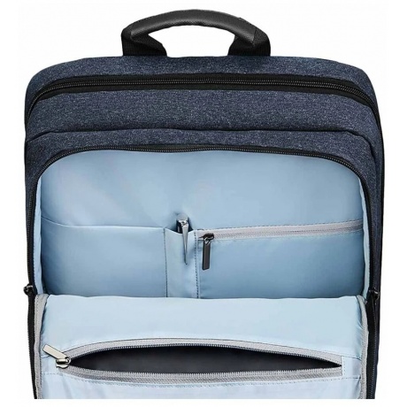 Рюкзак Xiaomi 90 Points Classic Business Backpack Blue - фото 4