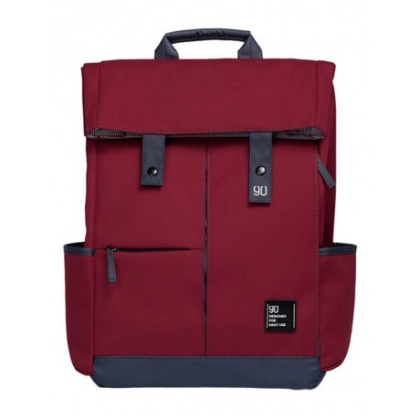 Рюкзак Xiaomi 90 Points Vibrant College Casual Backpack Red - фото 1