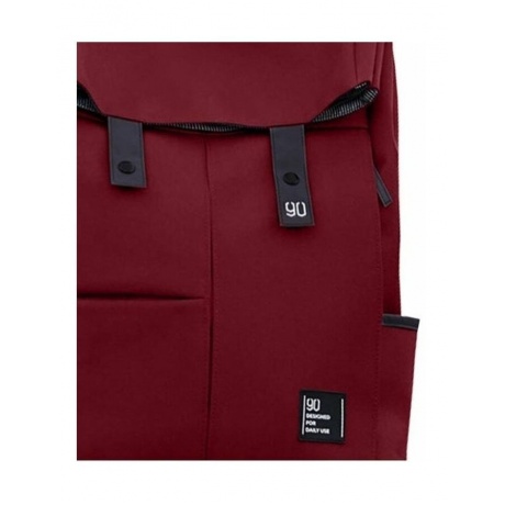Рюкзак Xiaomi 90 Points Vibrant College Casual Backpack Red - фото 4