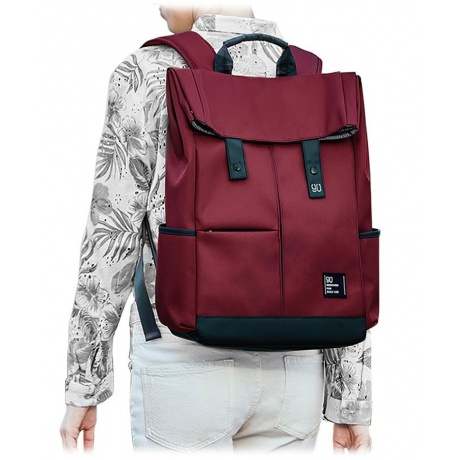 Рюкзак Xiaomi 90 Points Vibrant College Casual Backpack Red - фото 7