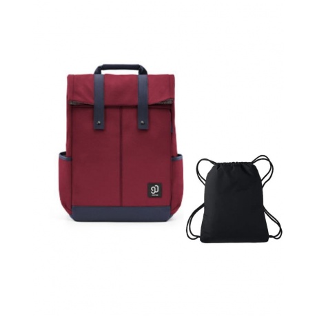 Рюкзак Xiaomi 90 Points Vibrant College Casual Backpack Red - фото 9