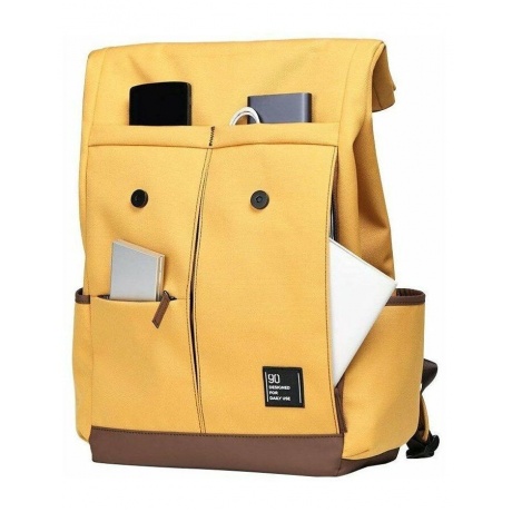 Рюкзак Xiaomi 90 Points Vibrant College Casual Backpack Yellow - фото 2