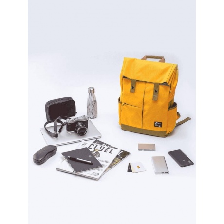 Рюкзак Xiaomi 90 Points Vibrant College Casual Backpack Yellow - фото 7