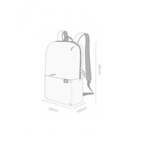 Рюкзак Xiaomi Mi Small Backpack 20L Black - фото 11