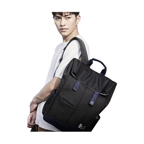 Рюкзак Xiaomi 90 Points Vibrant College Casual Backpack Black - фото 11