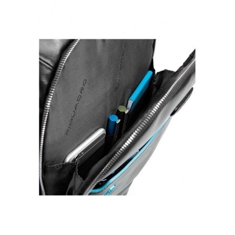 Рюкзак Piquadro Blue Square, черный натур.кожа CA4762B2/N - фото 6