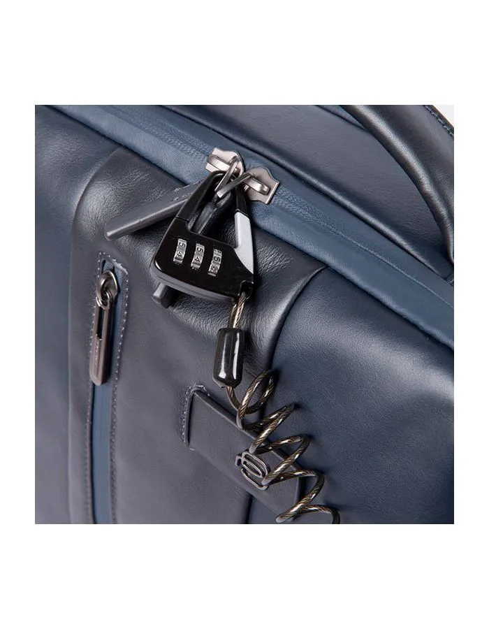 Рюкзак мужской Piquadro Urban, синий натур.кожа CA4818UB00/BLU - фото 5