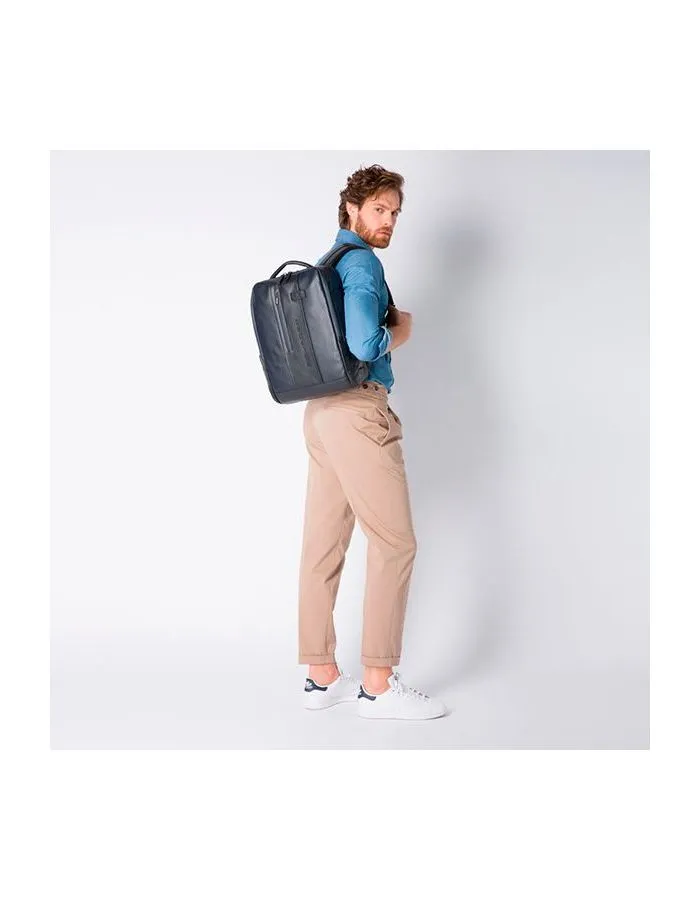 Рюкзак мужской Piquadro Urban, синий натур.кожа CA4818UB00/BLU - фото 9