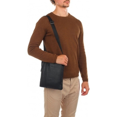 Сумка Piquadro Black Square, черный натур.кожа CA1816B3/N - фото 3