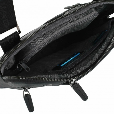 Сумка Piquadro Black Square, черный натур.кожа CA1816B3/N - фото 5