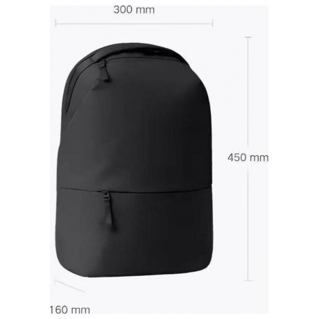 Рюкзак Mijia Commuting Backpack Black BHR8651CN - фото 9