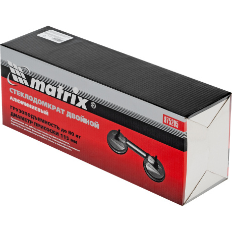 Стеклодомкрат алюминиевый двойной Matrix 875205 - фото 7