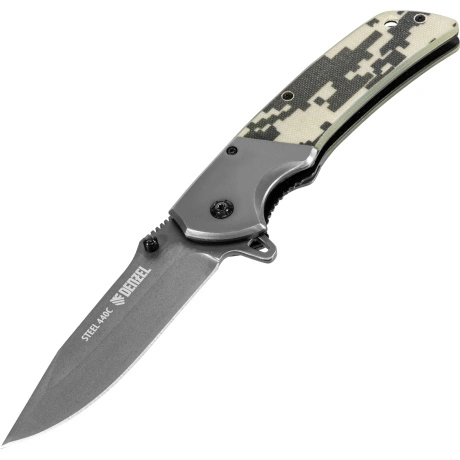 Нож складной DENZEL 79207, многоцелевой, системы Liner-Lock, с н...