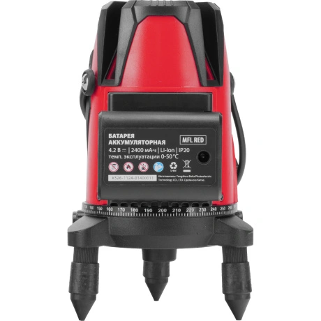 Лазерный уровень MTX 35014, MFL RED, 30 м, красный луч, акк. Li ...