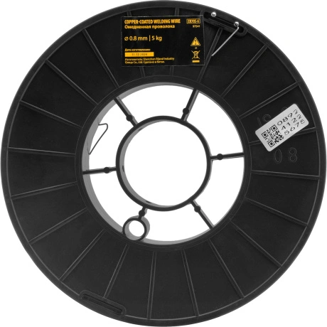 Омедненная проволока DENZEL 97541, ER70S-6, диам. 0,8 мм, 5 кг, ...