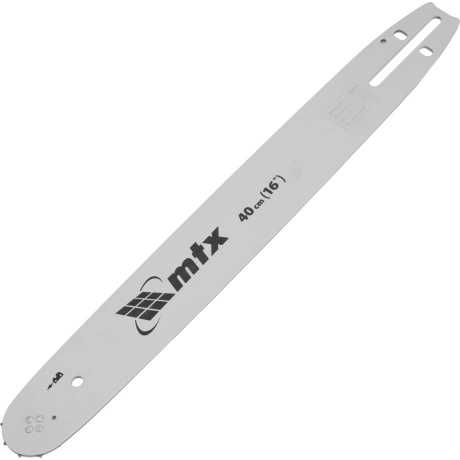 Шина для бензопилы MTX 59816, длина 40 см (16"), шаг 0,325", паз...