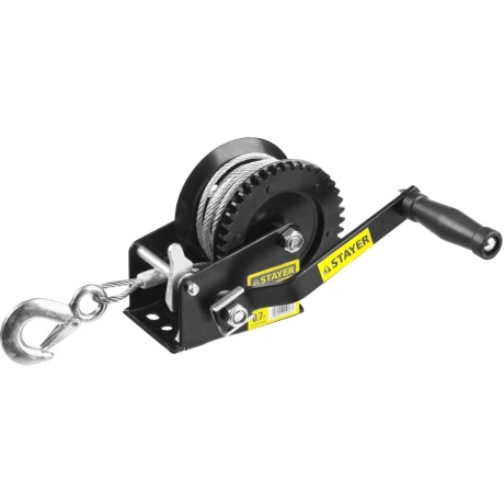 Ручная барабанная тросовая лебедка Stayer MAXPull 43112-0.7, 8 м...
