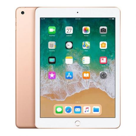 Планшет Apple iPad (2018) 128Gb Wi-Fi (MRJP2RU/A) Gold - фото 1