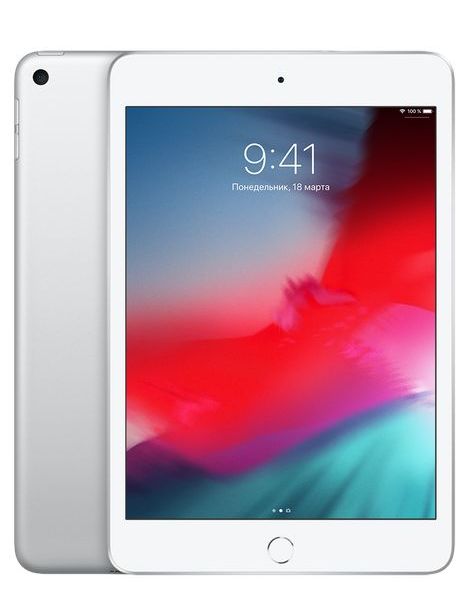Планшет Apple iPad mini (2019) 64Gb Wi-Fi Silver, размер 64 Гб, цвет серебро MUQX2RU/A - фото 1
