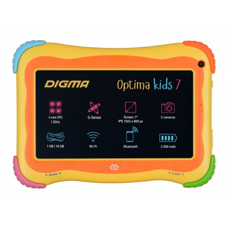 Планшет Digma Optima Kids 7 разноцветный (TS7203RW2) - фото 3