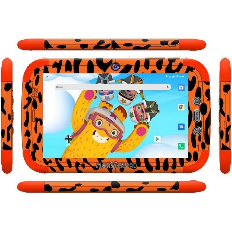 Планшет Turbo TurboKids Monsterpad 2 оранжевый - фото 4