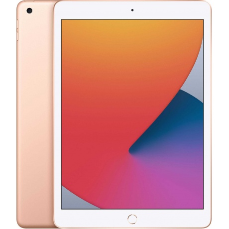 Планшет Apple iPad 10.2 (2020) Wi-Fi 32Gb (MYLC2RU/A) Gold - фото 1
