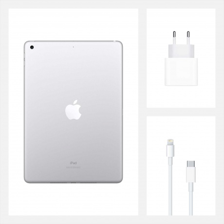 Планшет Apple iPad 10.2 (2020) Wi-Fi 32Gb (MYLA2RU/A) Silver - фото 4