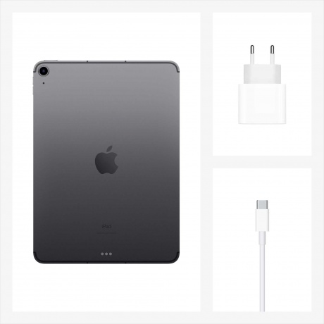 Планшет APPLE iPad Air 10.9 2020 Wi-Fi + Cellular 256Gb (MYH22RU/A)  Space Grey - фото 7