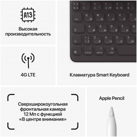 Планшет Apple iPad 2021 10.2&quot; Wi-Fi 64Gb (MK2K3LL/A) Space Grey - фото 10