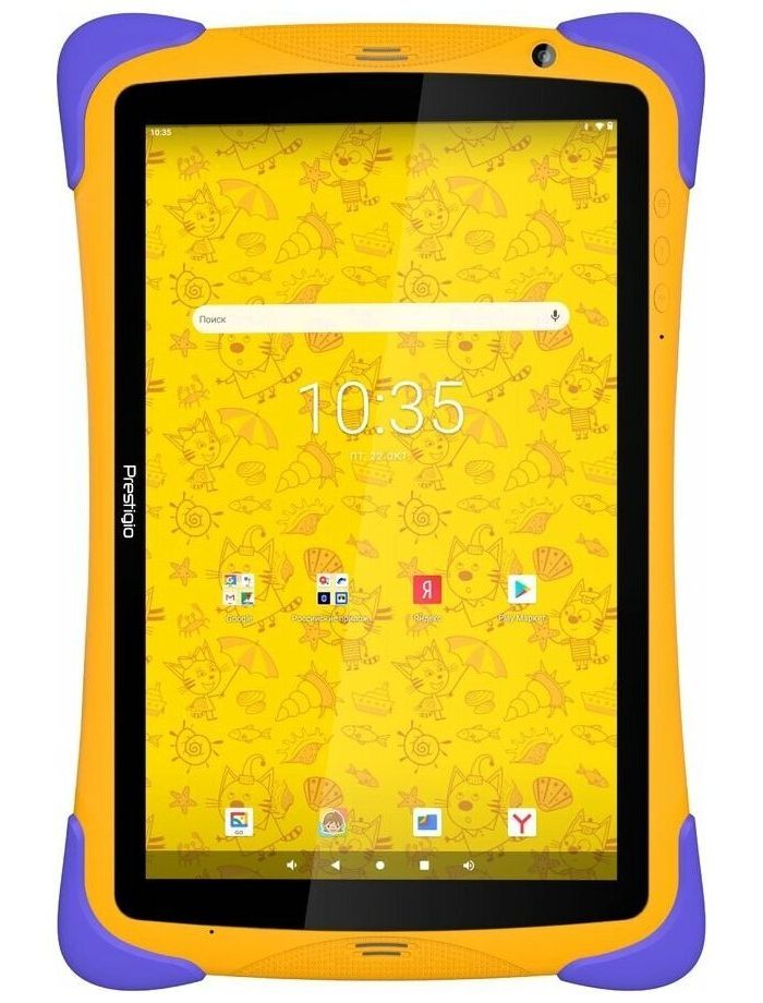 Планшет Prestigio SmartKids UP, 10.1'' (PMT3104_WI_D_RU_ORC) yellow, размер 16 Гб, цвет желтый