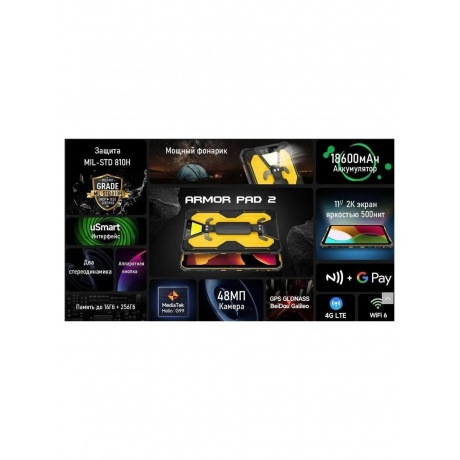 Планшет Ulefone Armor Pad 2 8/256 Black - фото 42