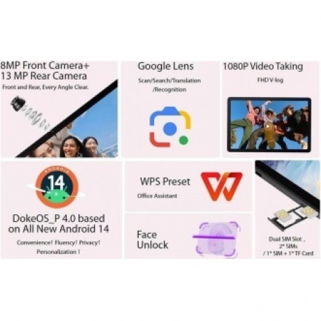 Планшет Blackview 10.92 Tab 90 LTE 8/128Gb Blue - фото 11