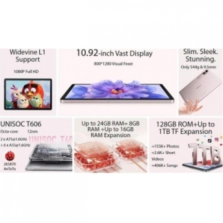 Планшет Blackview 10.92 Tab 90 LTE 8/128Gb Blue - фото 9