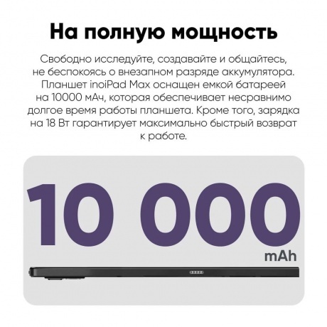 Планшет inoiPad Max 6/128Gb LTE + Клавиатура Dark Gray - фото 23